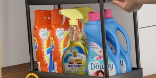 Rolling Under Sink Organizer Shelf as Low as $9.59 on Amazon (Reg. $20) – Easily Reach Products at Back of Cabinets!