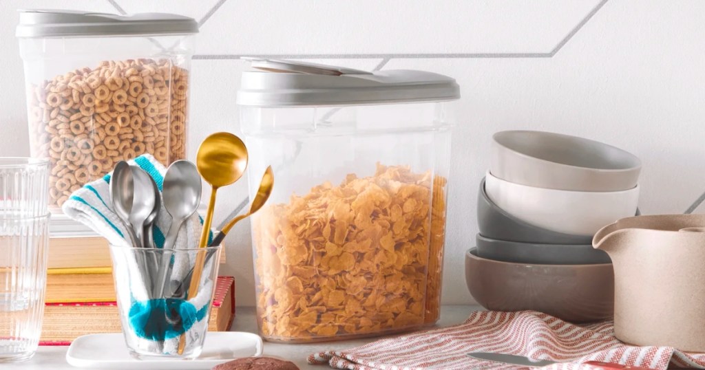 art + cook cereal food storage container in kitchen