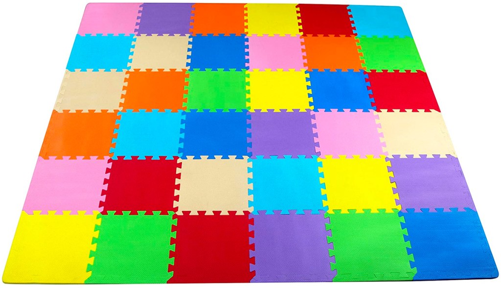 BalanceFrom Kids Interlocking 36-Piece Exercise Foam Play Mat