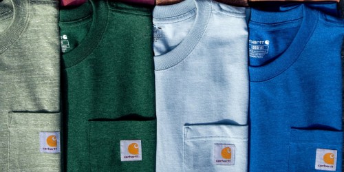 Carhartt Pocket Tees from $8 Shipped (Heavyweight Fabric Won’t Fade or Shrink)