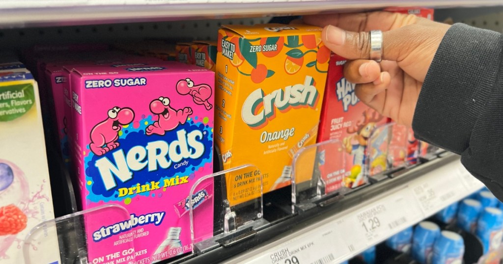 orange Crush, nerds and hawaiian punch drink mixs