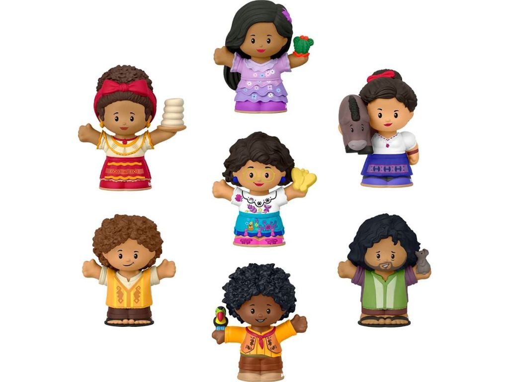  small, plastic Disney Encanto figurines. 