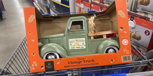 Sam’s Club Pre-Lit Vintage Harvest Truck Just $39.98 (In-Store & Online)