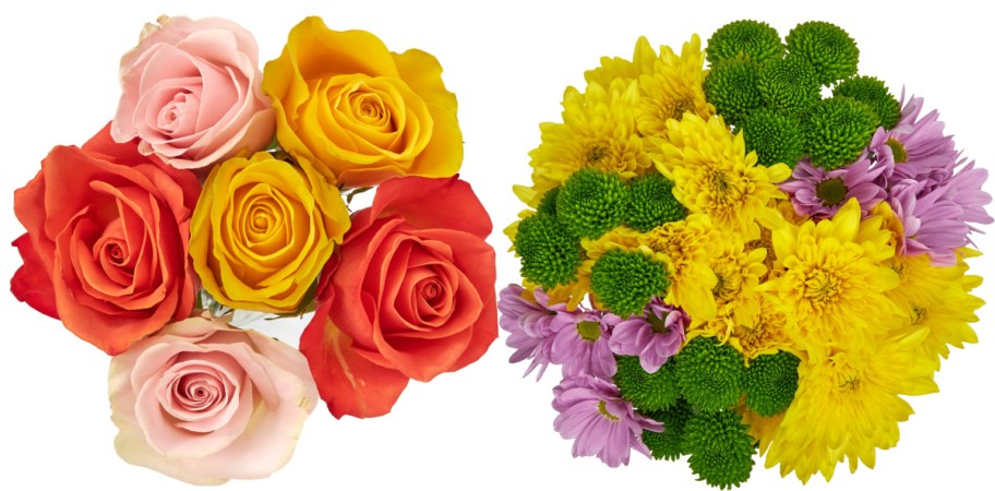 images of Fresh flowers from Walmart in different colors