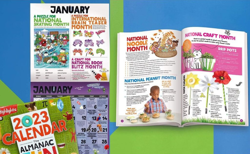 Highlights Calendar and Almanac Bundle