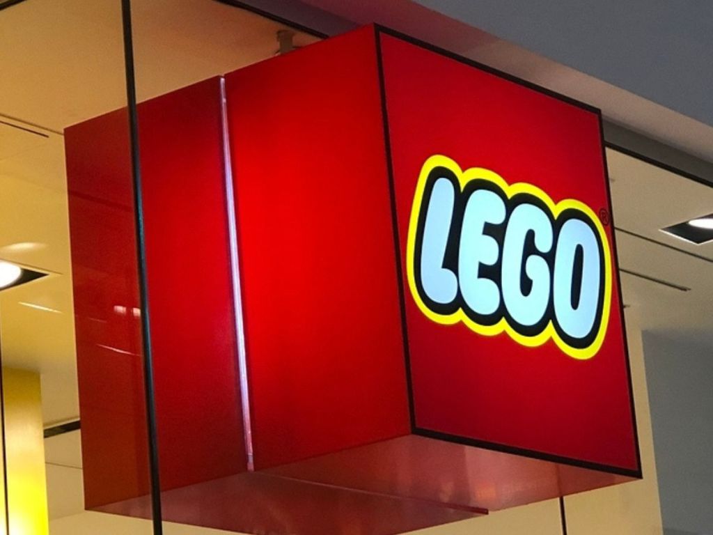 The LEGO Store Logo Sign