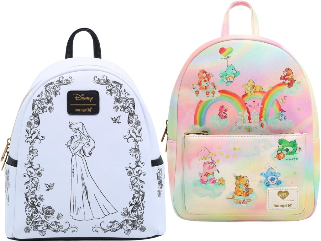 Loungefly Disney Aurora and Care Bears Backpack 