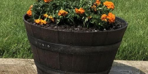 Sam’s Club Wine Barrel Planters w/ Great Reviews Just $14.98