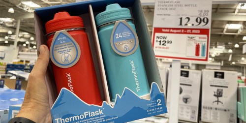 ThermoFlask 16oz Water Bottles 2-Pack Only $12.99 at Costco (Regularly $19)