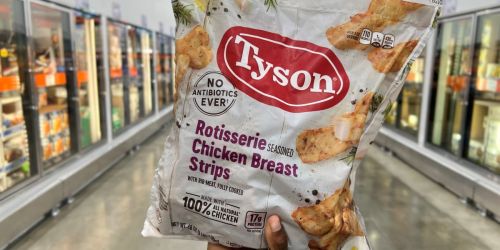 Tyson Frozen Rotisserie Seasoned Chicken Breast Strips 3lb Bag Just $11.99 at Costco (Reg. $17)