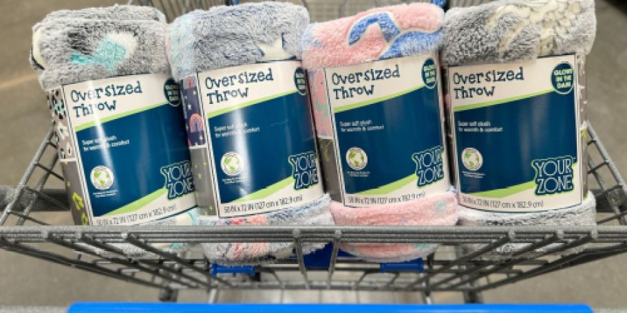 Glow-In-The-Dark Throw Blanket Only $9.98 on Walmart.com | Awesome Reviews