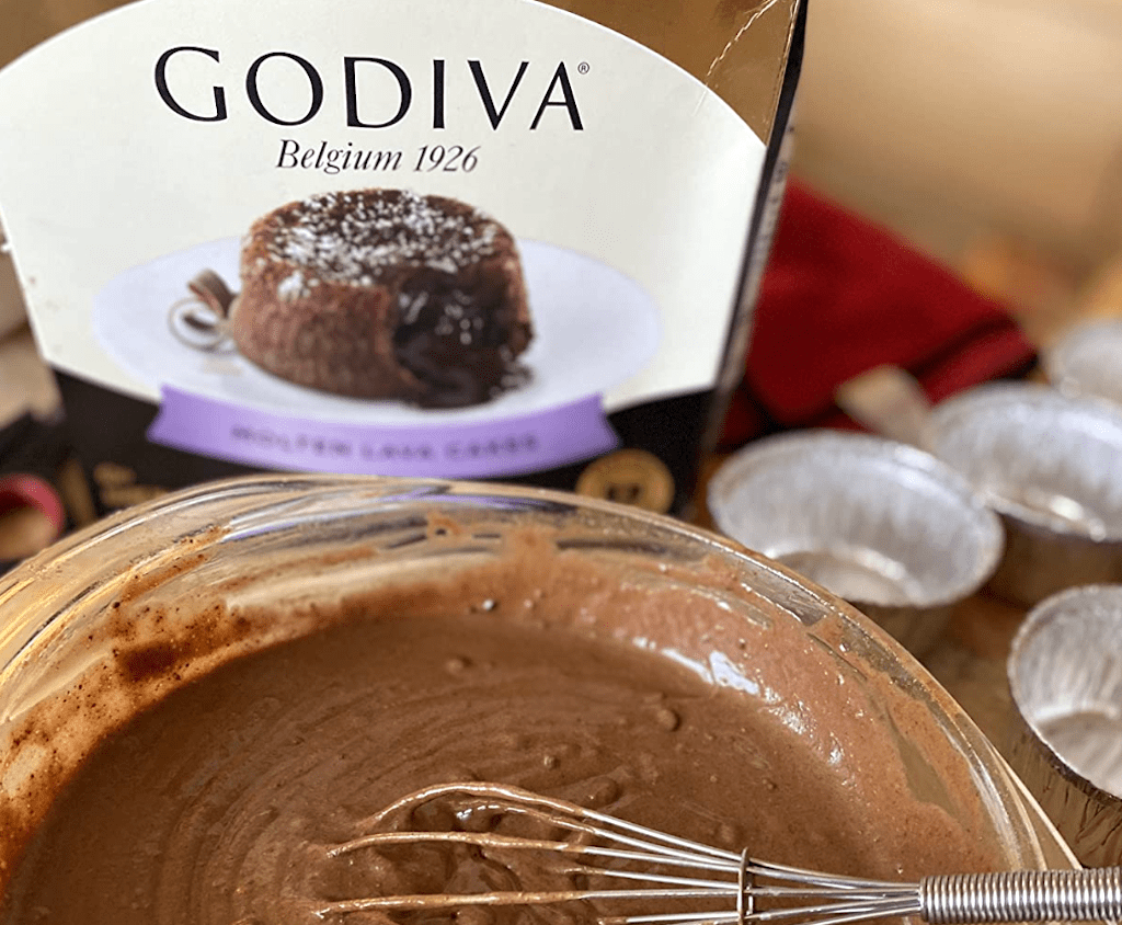 Godiva baking mix 