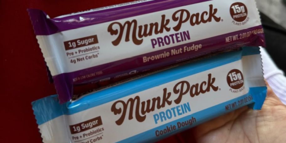 Munk Pack Snacks Protein Bar 12-Packs Only $11 Shipped on Amazon (Reg. $28)