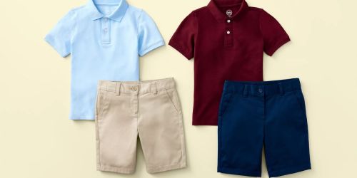 Wonder Nation Kids School Uniform Clothes from $4.98 at Walmart!
