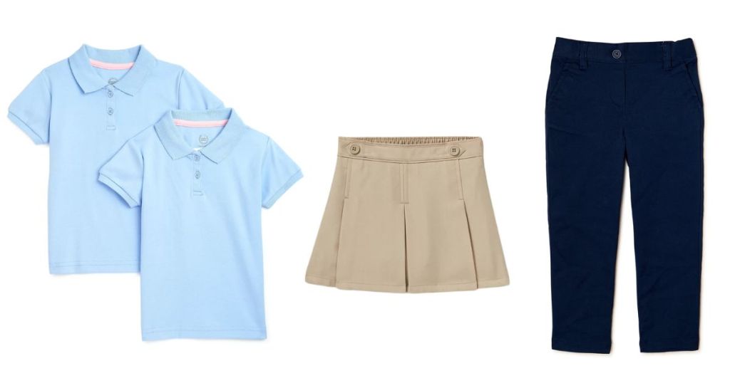 Wonder Nation Toddler Girls School Uniform Items