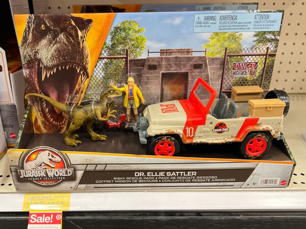 Jurassic World Dr Ellie Sattler Toy Set