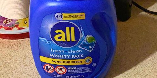 All Mighty Detergent Pacs 75-Count Tub Only $10.42 Shipped on Amazon
