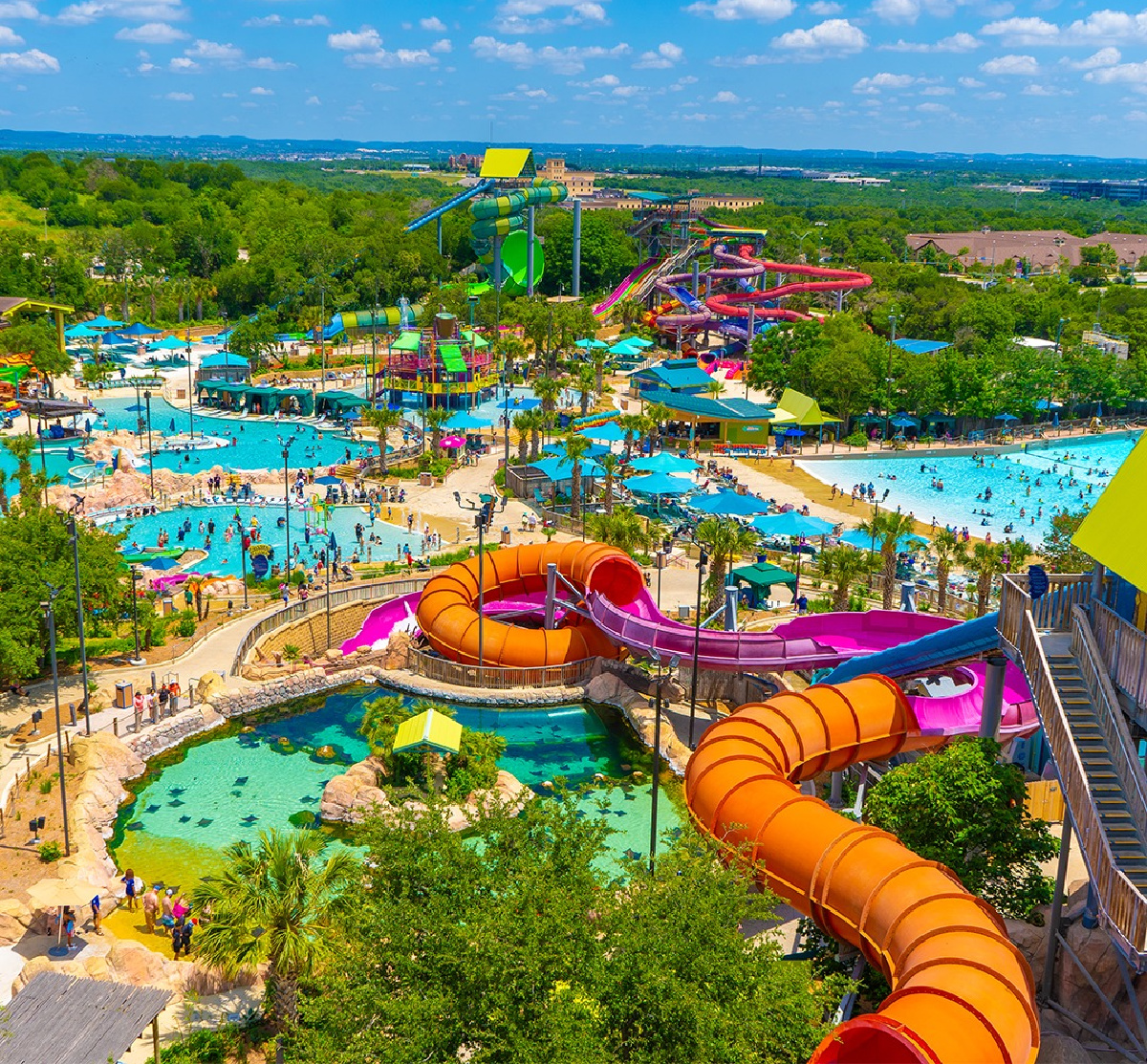 The Aquatica San Antonio park which which offers free SeaWorld military tickets through the waves of honor program
