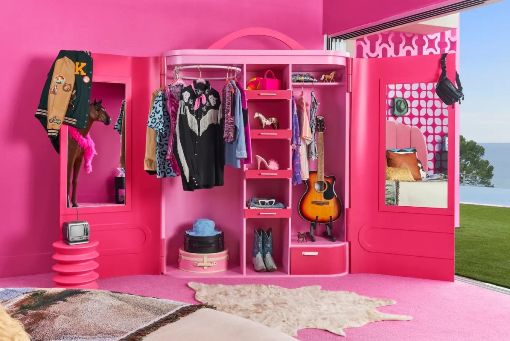 life size Barbie wardrobe