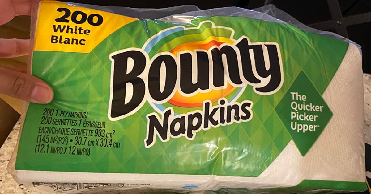 Bounty napkins 200 count
