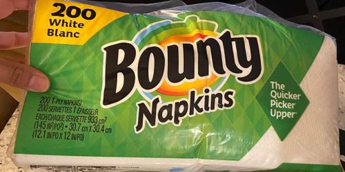 Bounty Napkins 200-Pack Just $3.31 Shipped on Amazon