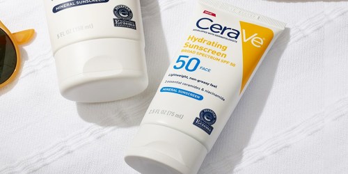 CeraVe Mineral Face Sunscreen SPF 50 Only $7.59 Shipped on Amazon (Reg. $15)