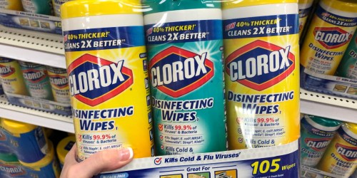 Clorox Disinfecting Wipes Value Pack Only $5 on Office Depot (Great for Back to School)