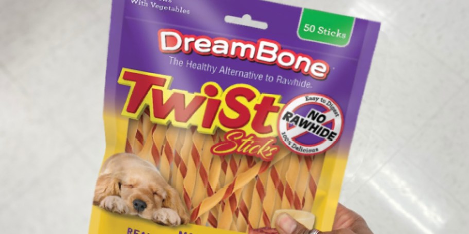 DreamBone Twist Sticks Dog Treats 50-Count Only $5.93 Shipped on Amazon (Reg. $14)