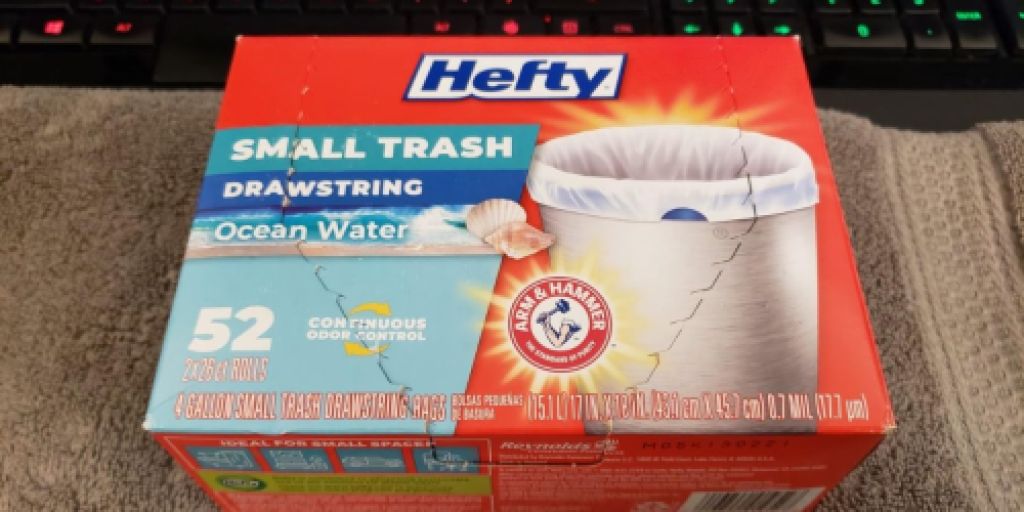 Hefty 4-Gallon Trash Bags 52-Count Only $5 Shipped on Amazon