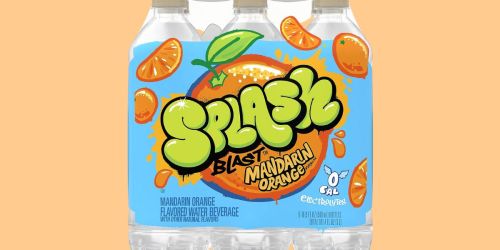 Splash Blast Mandarin Orange Water 6-Pack Only $1.90 Shipped on Amazon