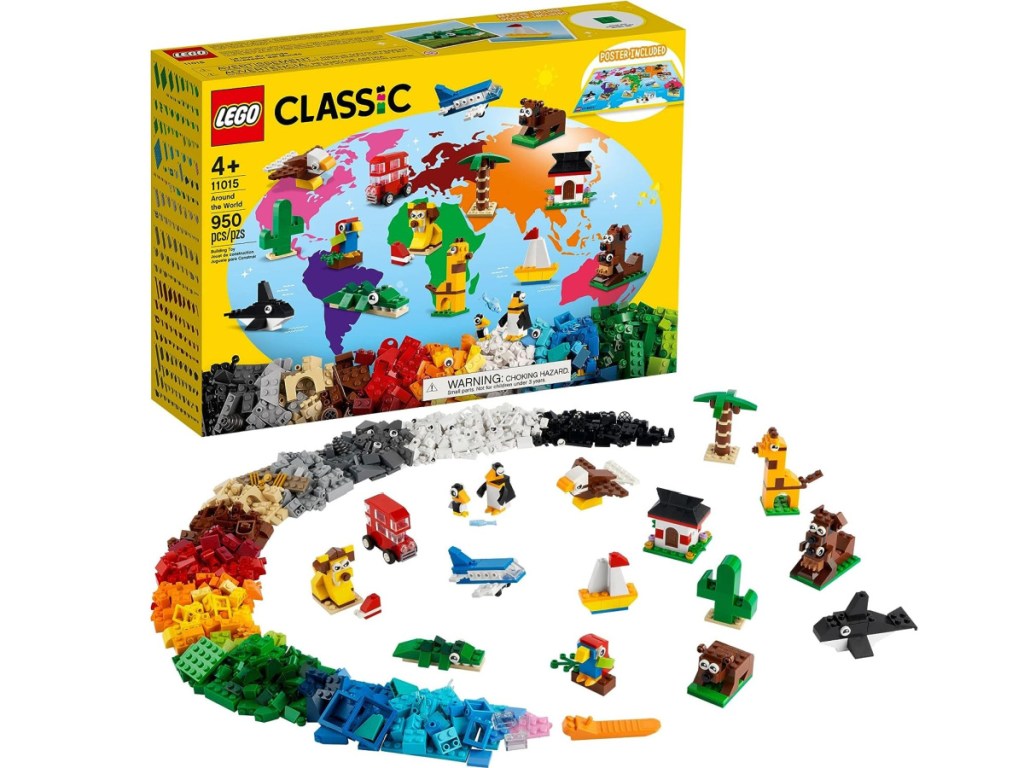 LEGO Classic Around The World Building Toy Set