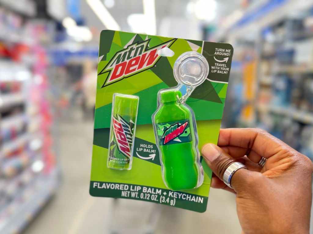 Lip balm Mt. Dew Shape and flavor