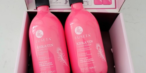GO GO GO! Luseta Keratin Shampoo & Conditioner Set Only $12.79 Shipped on Amazon | Increases Elasticity!