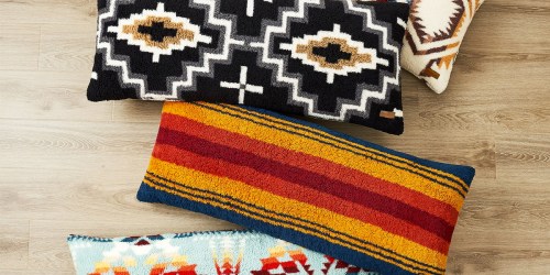 Pendleton Oversized Sherpa Bolster Pillows Only $6.97 Shipped on Costco.com