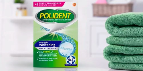 Polident Denture Cleanser Tablets 40-Count Only $1.97 Shipped on Amazon (Reg. $8)