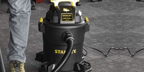 Stanley 6-Gallon Wet/Dry Vacuum Only $49.99 Shipped on Amazon or BestBuy.com (Regularly $70)