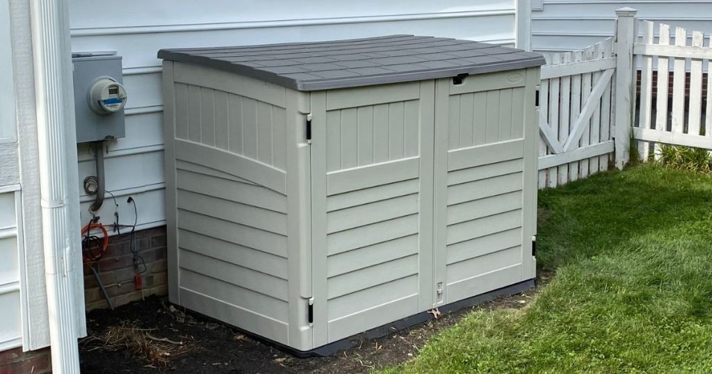 A Suncast Storage Shed