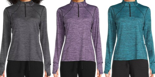 Up to 65% Off Walmart Athletic Works Women’s Clothing | Quarter Zip Jackets $5 + More