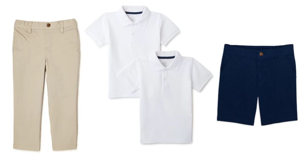 Wonder Nation Toddler Boys School Uniform Items