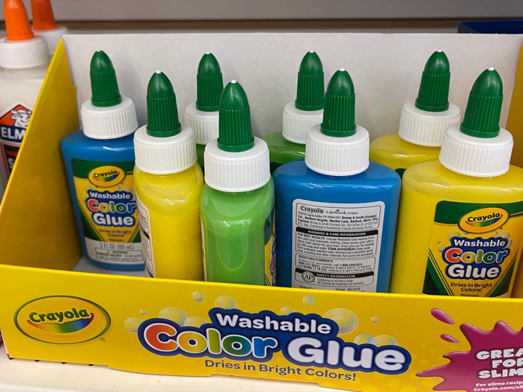 crayola color glue in box