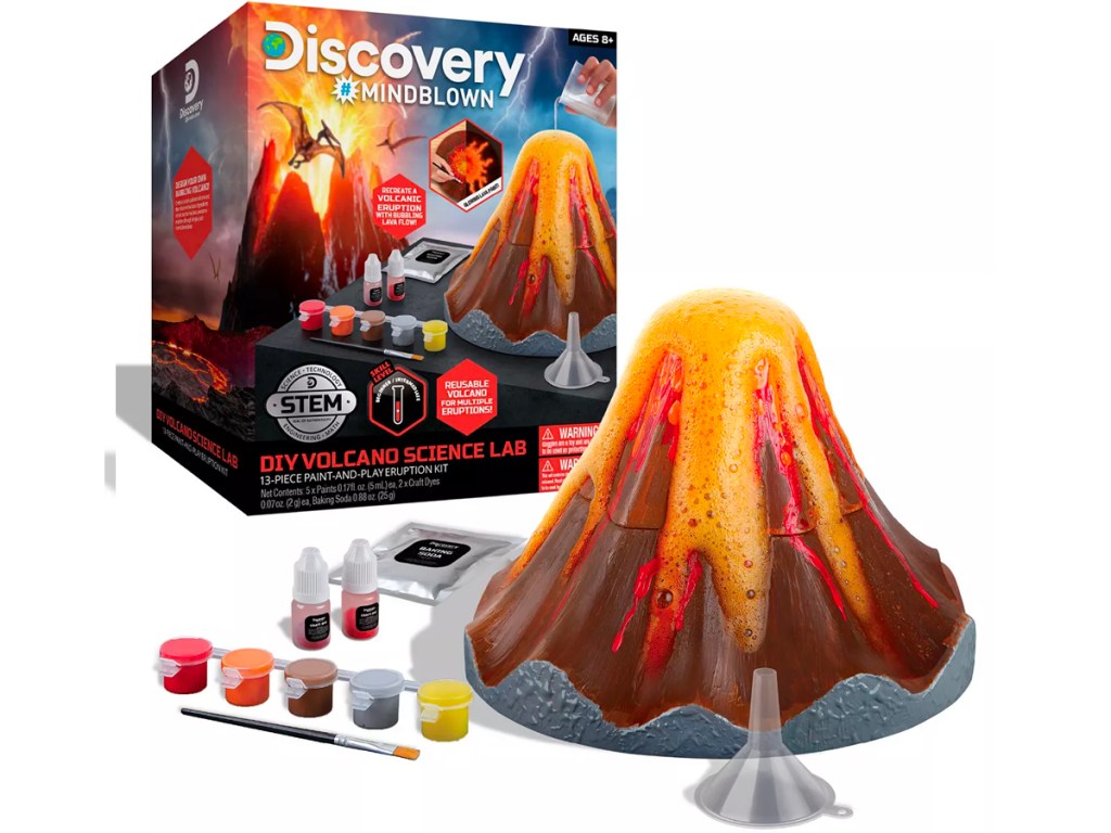 discovery kids box with volcano kit