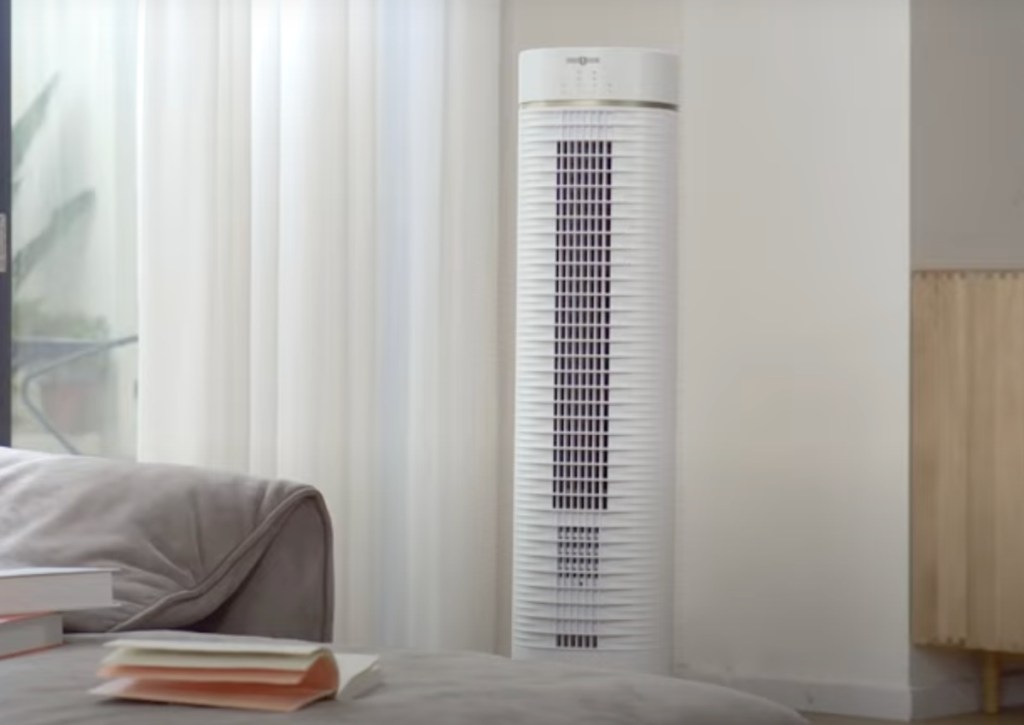 paris rhone 3-in-1 white tower fan