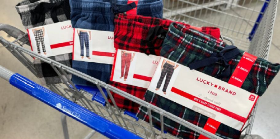 Sam’s Club Lucky Brand Men’s Fleece Sleep Pants Just $9.98