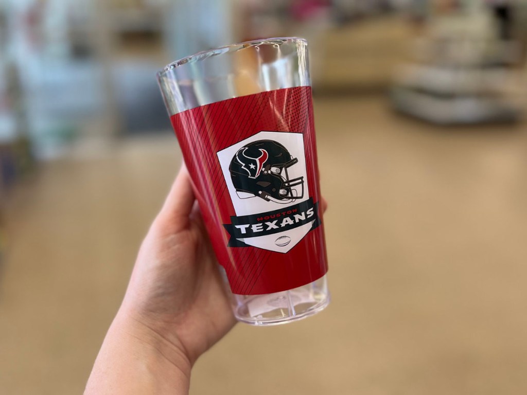 nfl texans glass