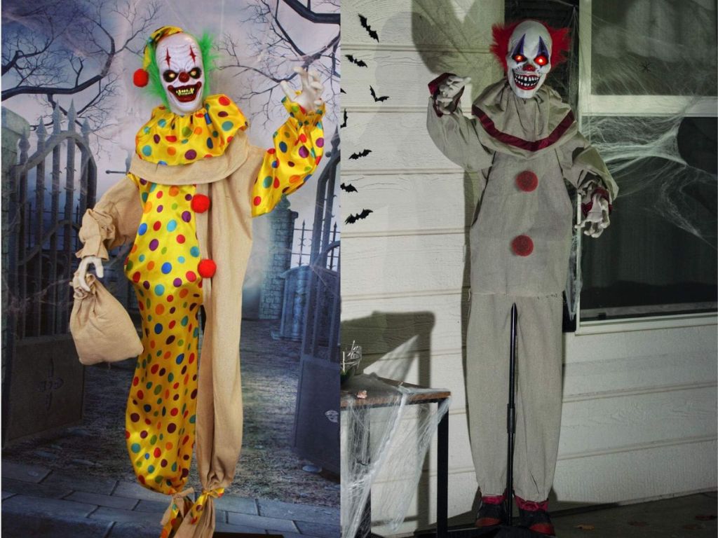 2 creepy clowns