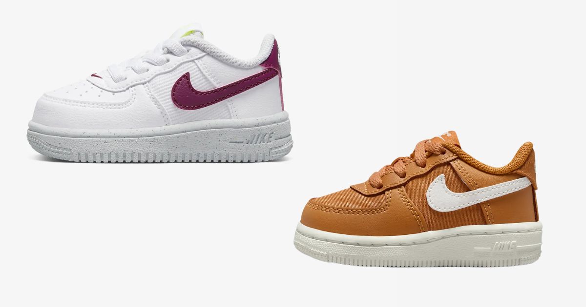 Nike Baby Toddler Air Force 1 and Force 1 shoes