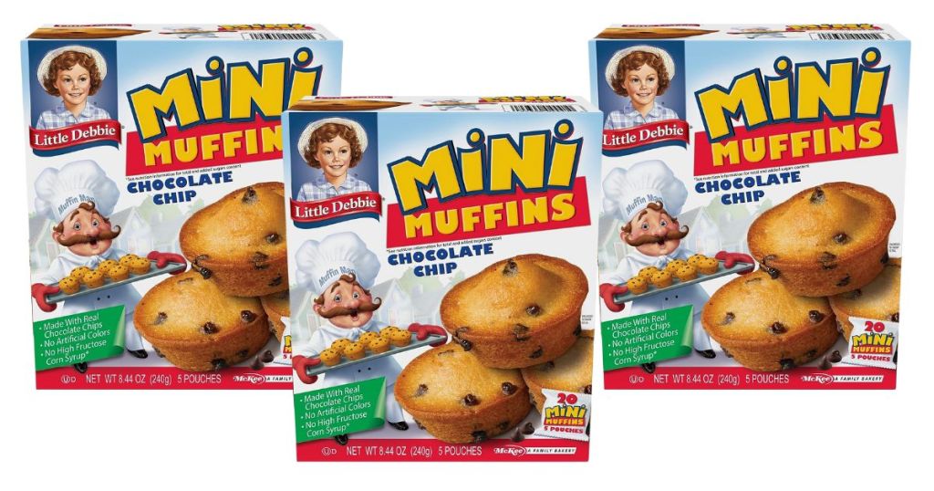  Little Debbie Chocolate Chip Mini Muffins Boxes