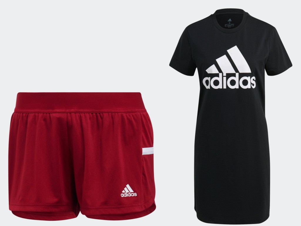 Adidas women shorts and logo dress