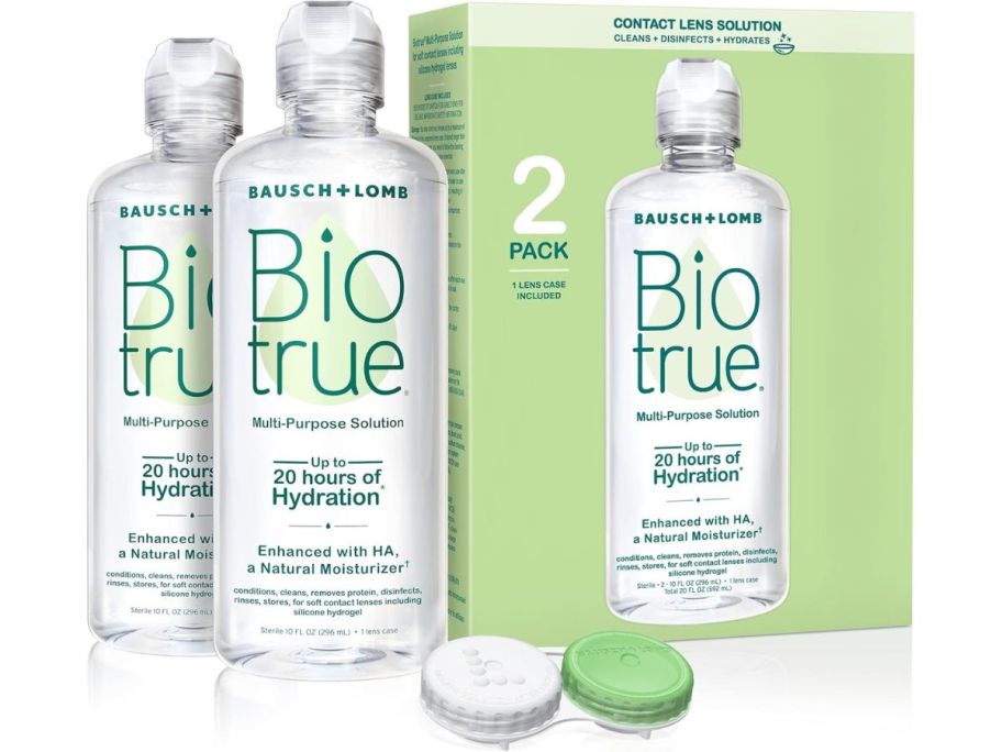 Biotrue Hydration Plus Contact Lens Solution 10oz 2-Pack