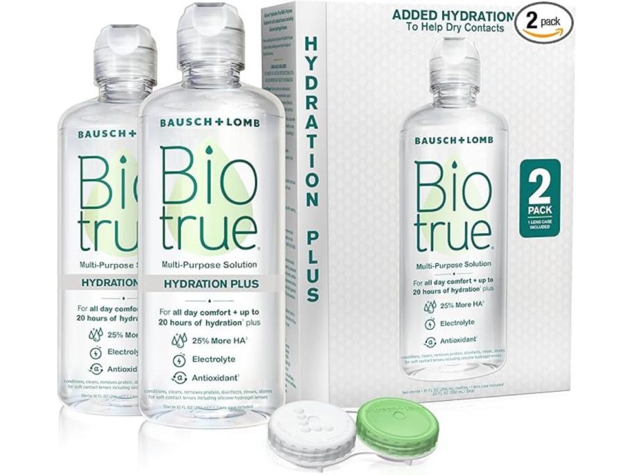 Biotrue Hydration Contact Lens Solution 10oz 2-Pack
